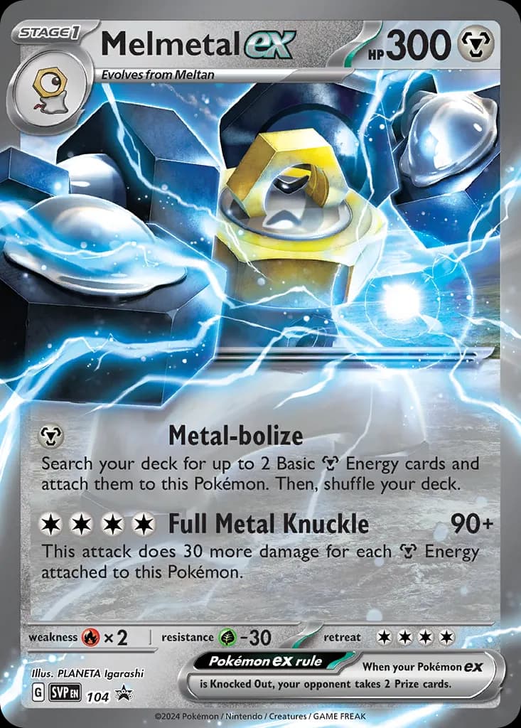 Melmetal ex — Scarlet & Violet Black Star Promos 104 Pokémon card