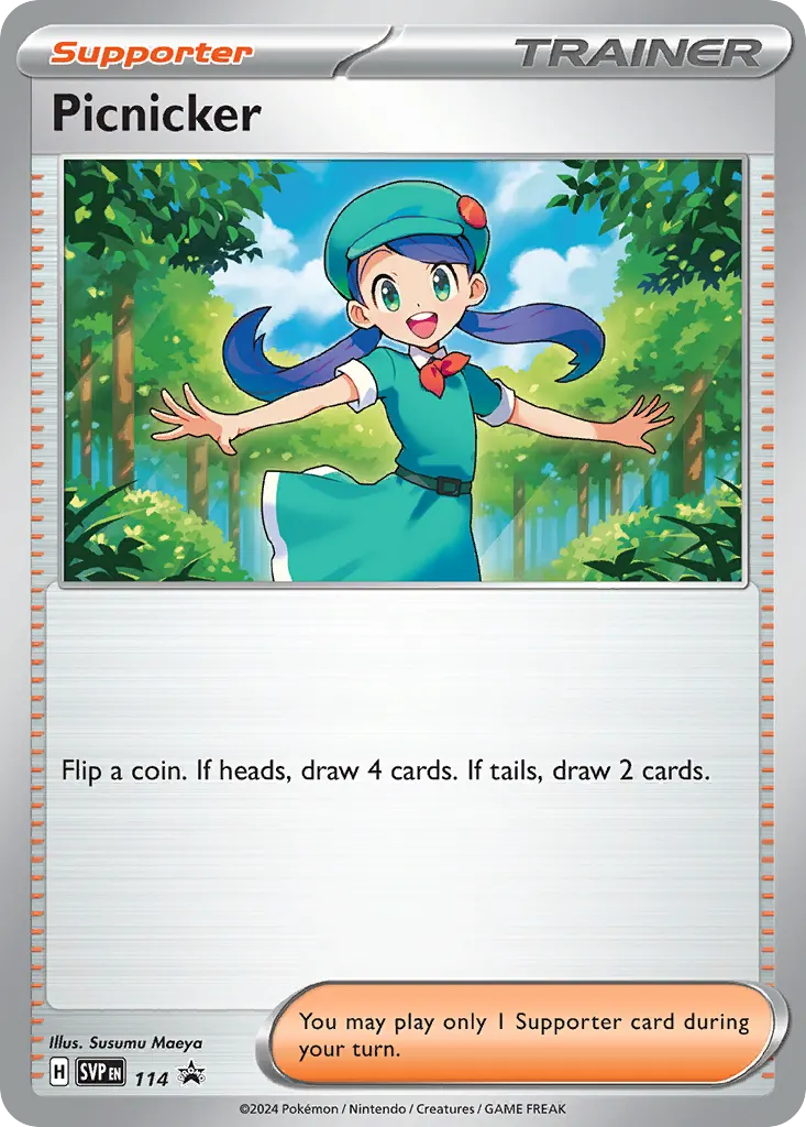 Picnicker — Scarlet & Violet Black Star Promos 114 Pokémon card