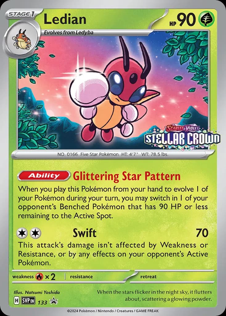 Ledian — Scarlet & Violet Black Star Promos 133 Pokémon card