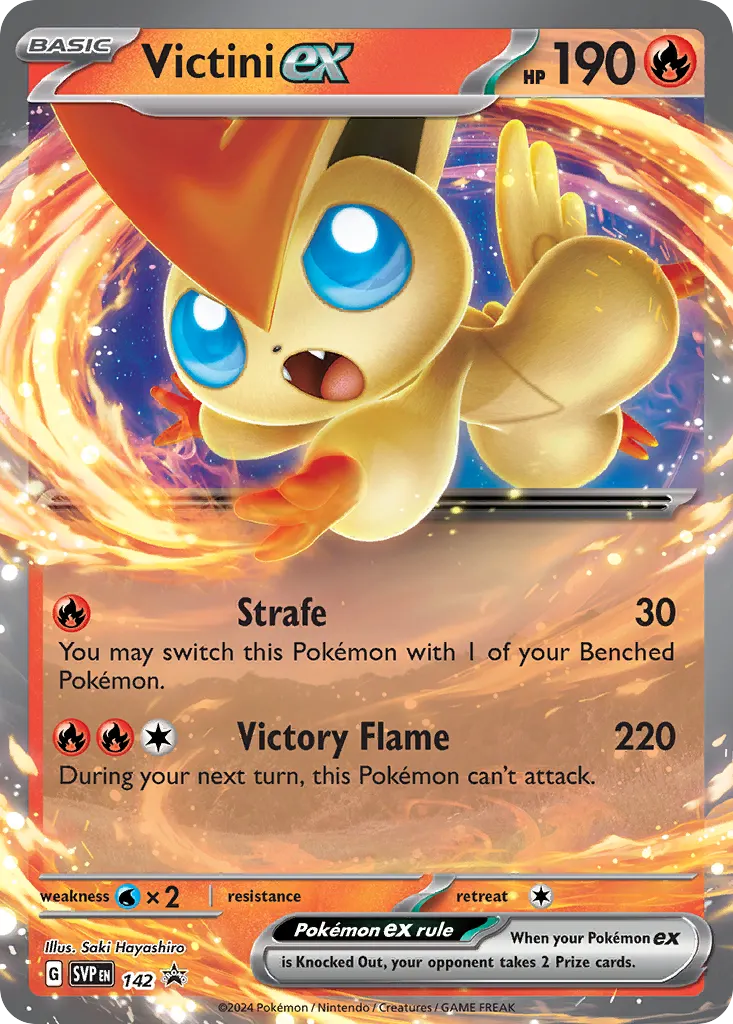 Victini ex — Scarlet & Violet Black Star Promos 142 Pokémon card