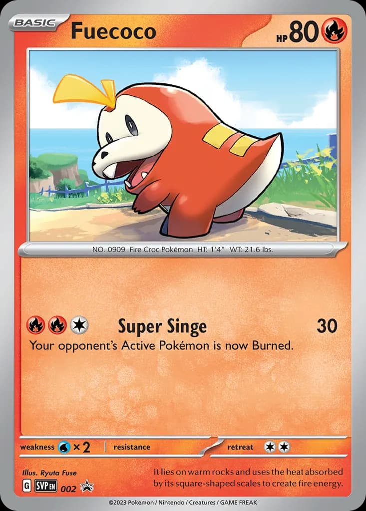 Fuecoco — Scarlet & Violet Black Star Promos 2 Pokémon card