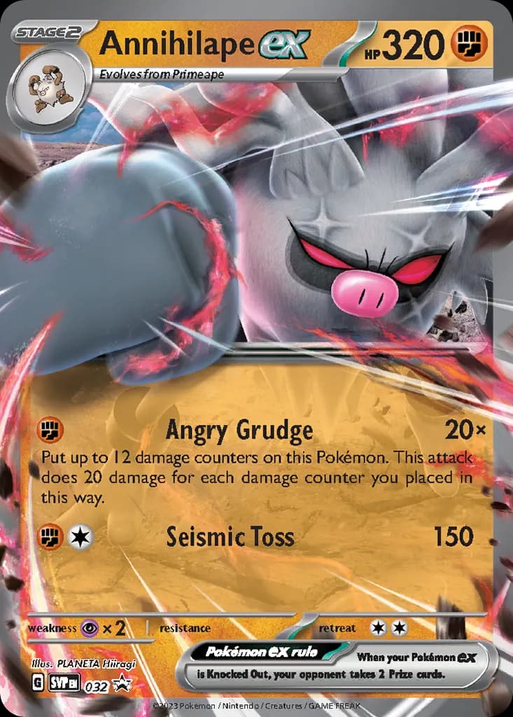 Annihilape ex — Scarlet & Violet Black Star Promos 32 Pokémon card