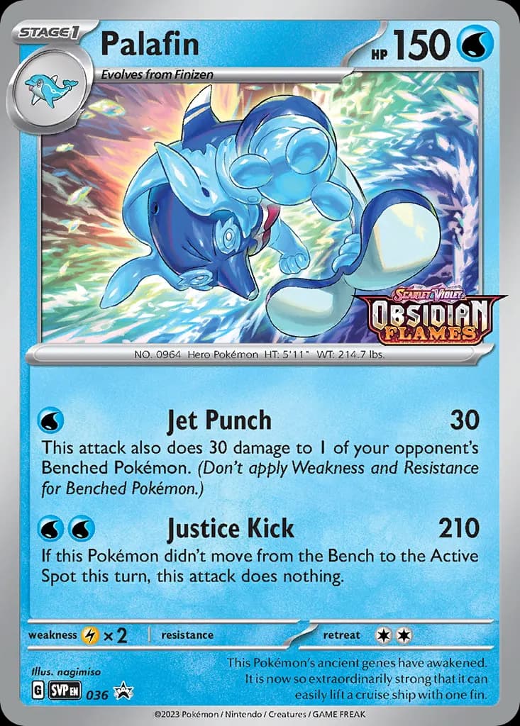 Palafin — Scarlet & Violet Black Star Promos 36 Pokémon card