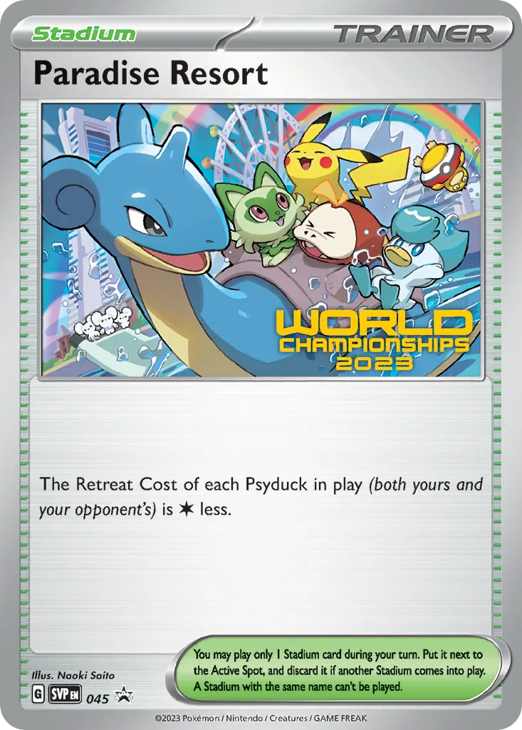 Paradise Resort — Scarlet & Violet Black Star Promos 45 Pokémon card