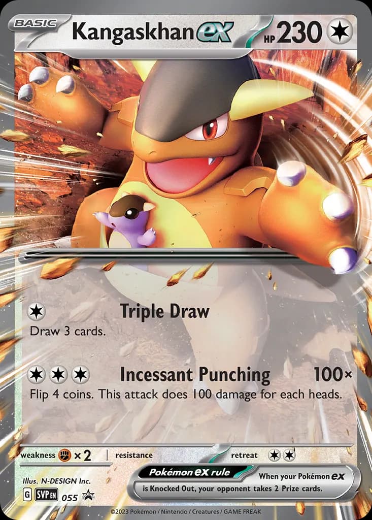 Kangaskhan ex — Scarlet & Violet Black Star Promos 55 Pokémon card