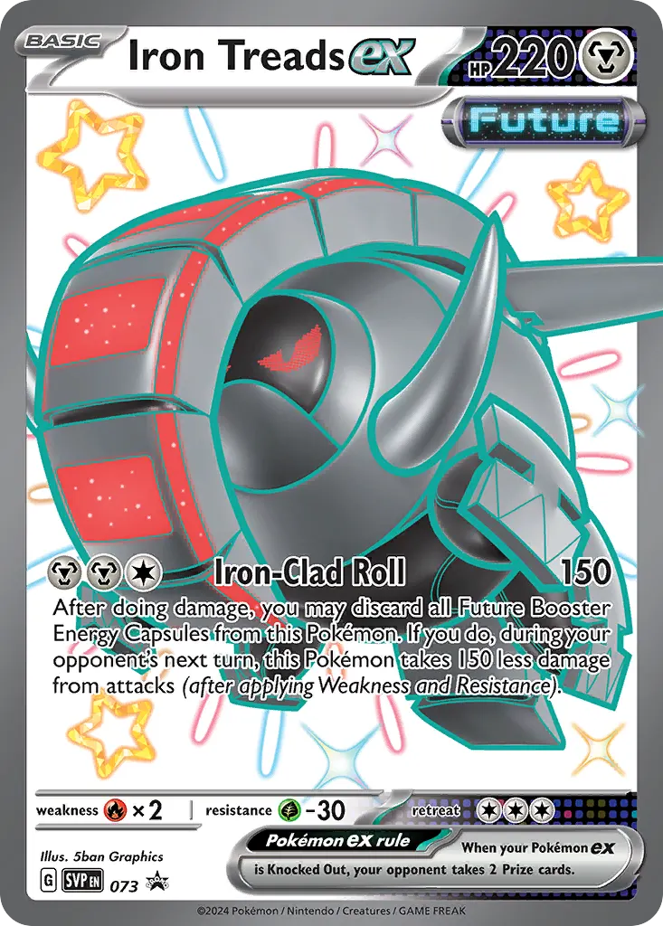 Iron Treads ex — Scarlet & Violet Black Star Promos 73 Pokémon card