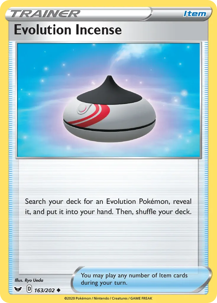 Evolution Incense — Sword & Shield 163 Pokémon card