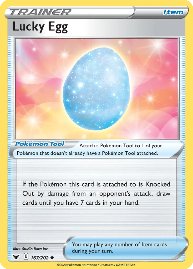 Lucky Egg — Sword & Shield 167 Pokémon card