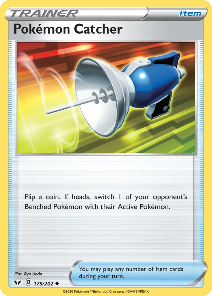 Pokémon Catcher — Sword & Shield 175 Pokémon card