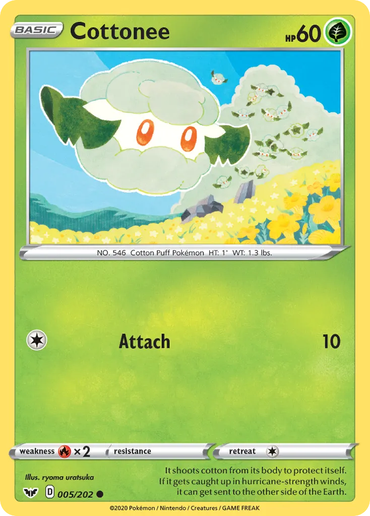 Cottonee — Sword & Shield 5 Pokémon card