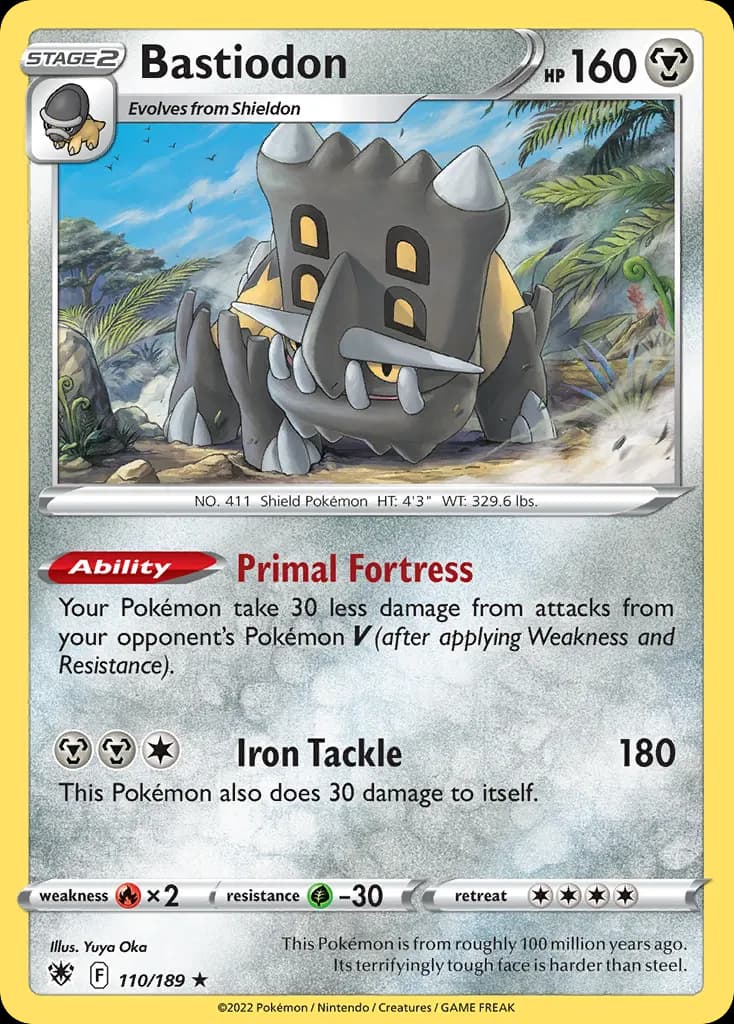 Bastiodon — Astral Radiance 110 Pokémon card
