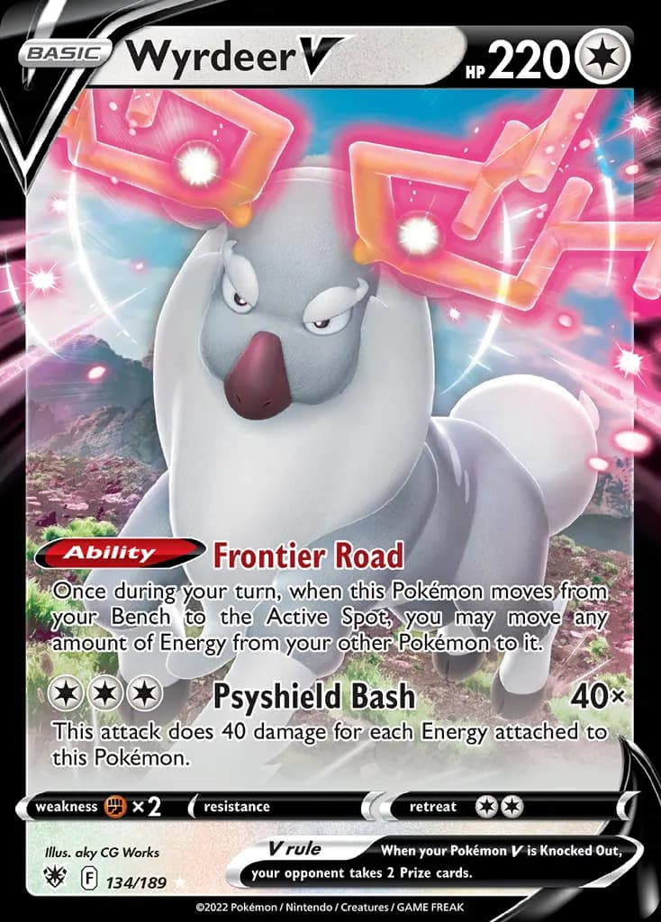 Wyrdeer V — Astral Radiance 134 Pokémon card