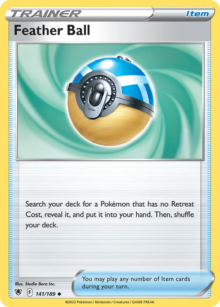 Feather Ball — Astral Radiance 141 Pokémon card
