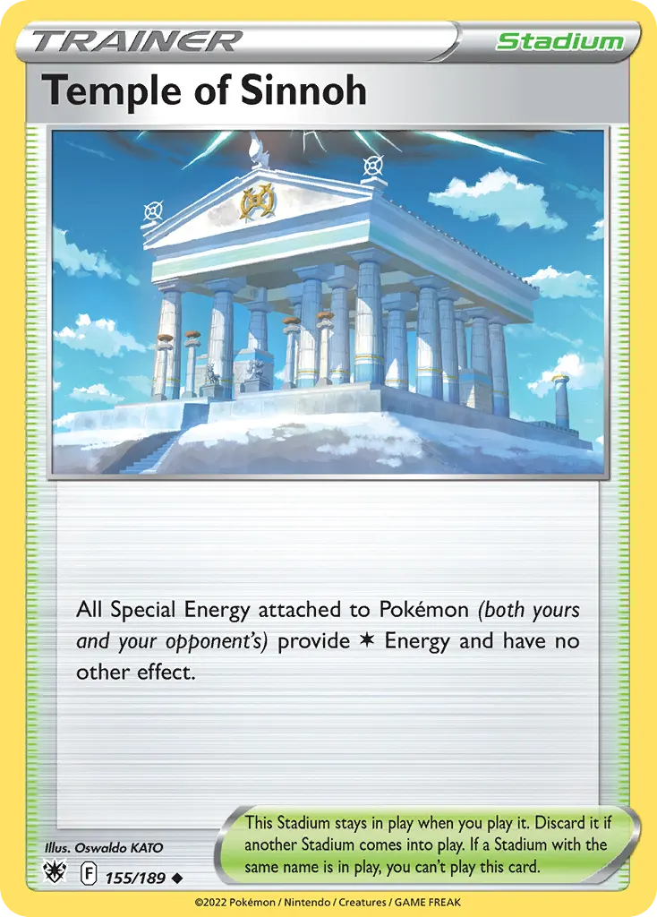 Temple of Sinnoh — Astral Radiance 155 Pokémon card