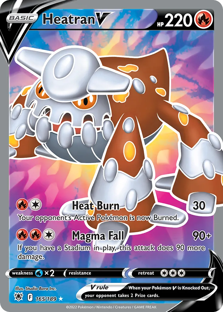 Heatran V — Astral Radiance 165 Pokémon card