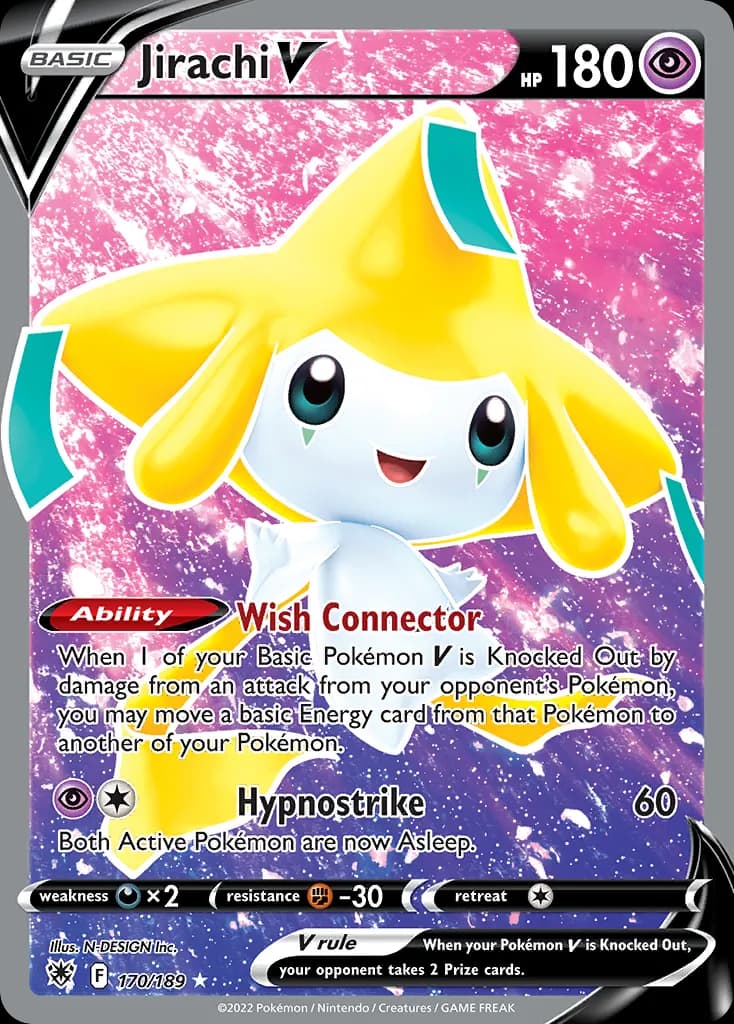 Jirachi V — Astral Radiance 170 Pokémon card