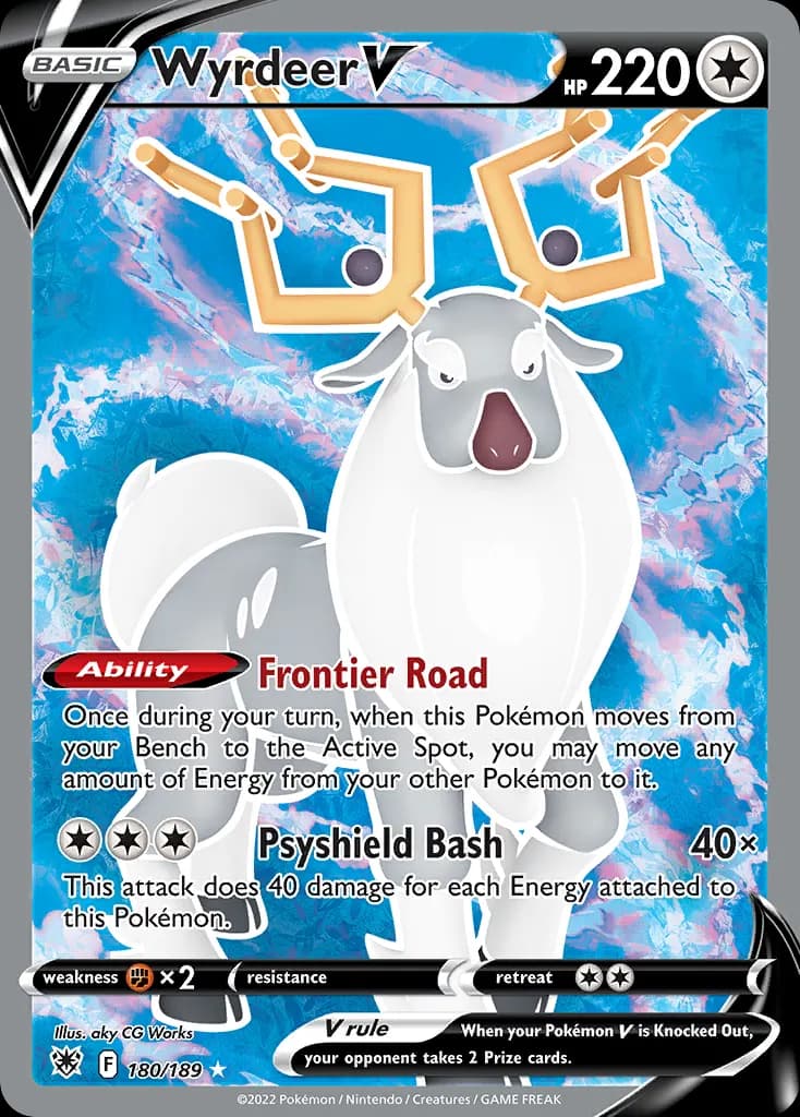 Wyrdeer V — Astral Radiance 180 Pokémon card