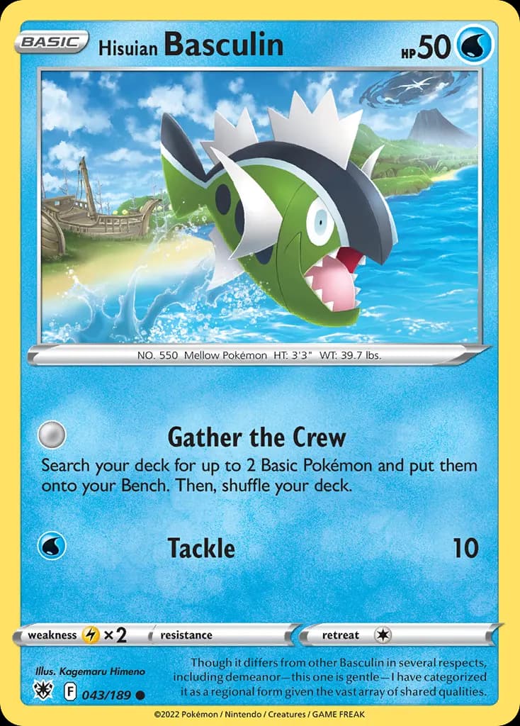 Hisuian Basculin — Astral Radiance 43 Pokémon card
