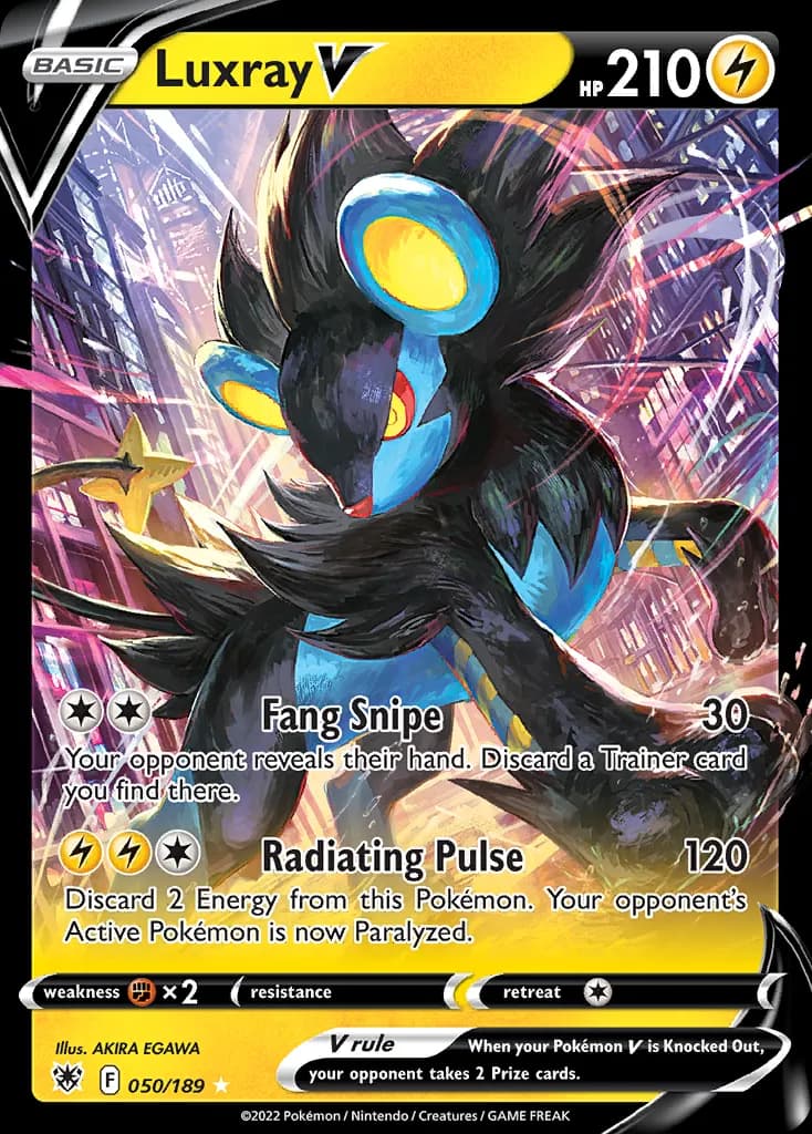 Luxray V — Astral Radiance 50 Pokémon card