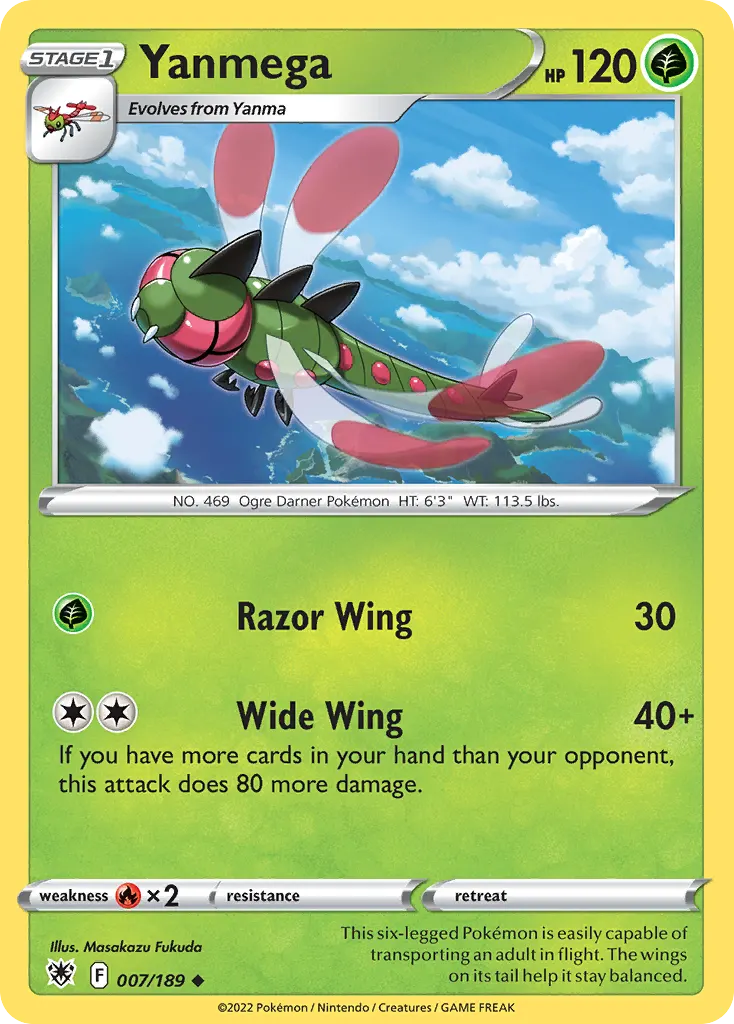 Yanmega — Astral Radiance 7 Pokémon card