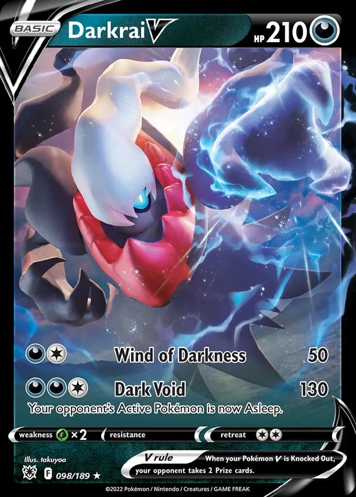 Darkrai V — Astral Radiance 98 Pokémon card