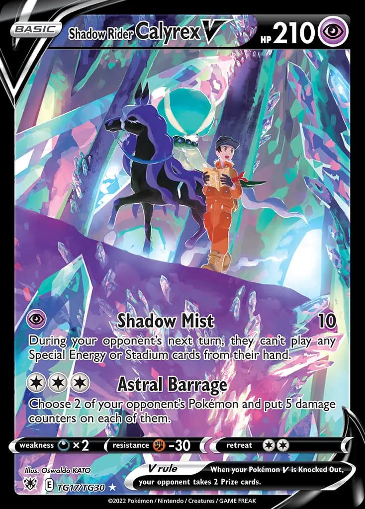 Rappenreiter-Coronospa V — Astralglanz Trainer-Galerie TG17 German Pokémon card