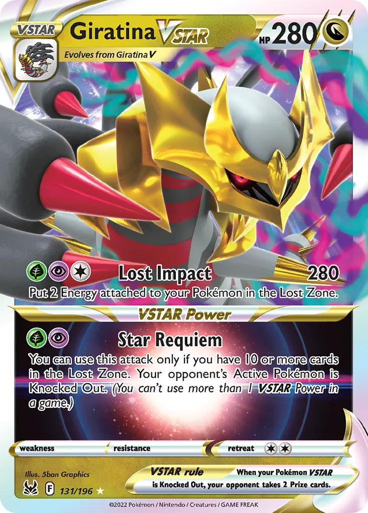 Giratina VSTAR — Lost Origin 131 Pokémon card