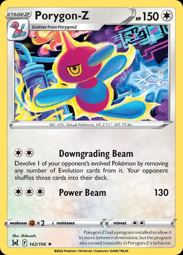 Porygon-Z — Lost Origin 142 Pokémon card