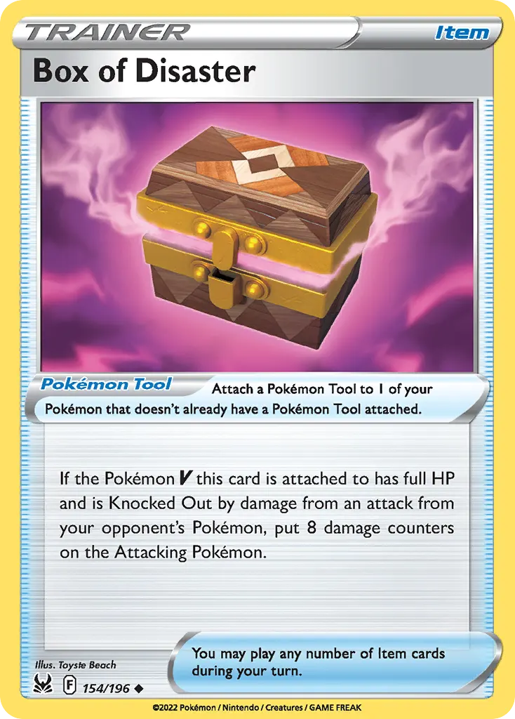 Box of Disaster — Lost Origin 154 Pokémon card