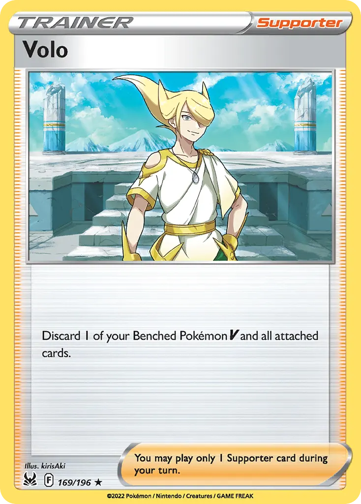 Volo — Lost Origin 169 Pokémon card