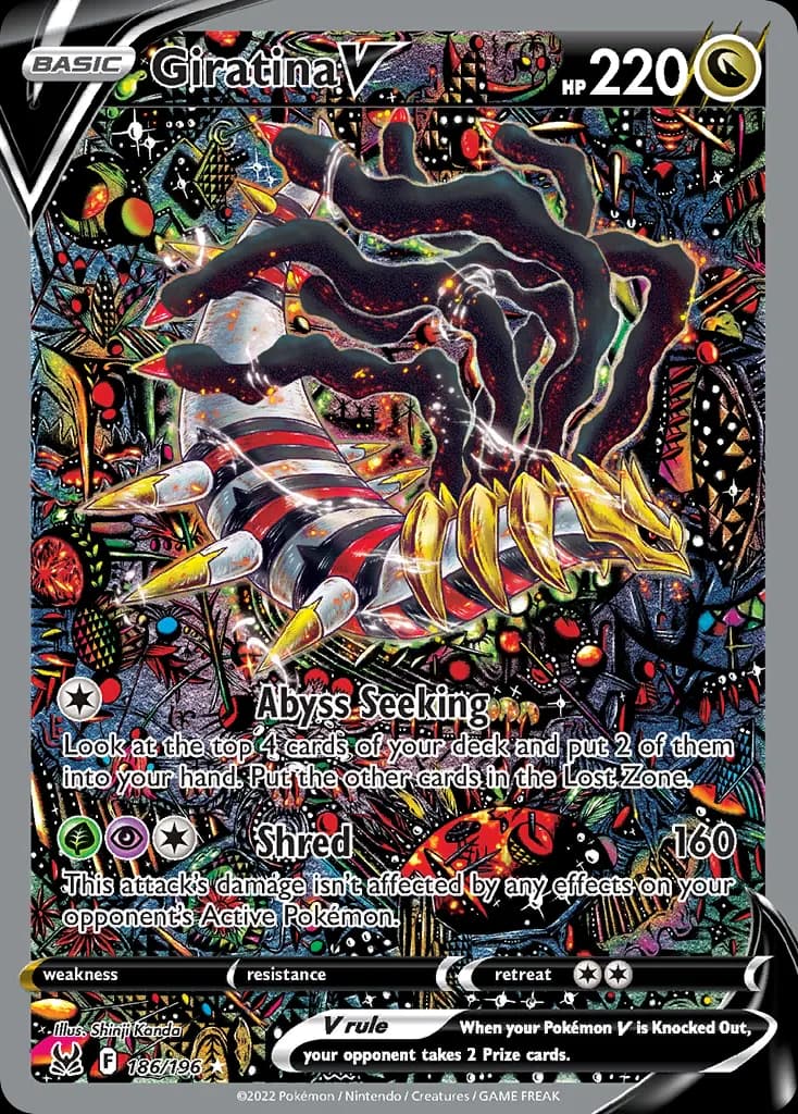 Giratina V — Lost Origin PSA 9 price guide