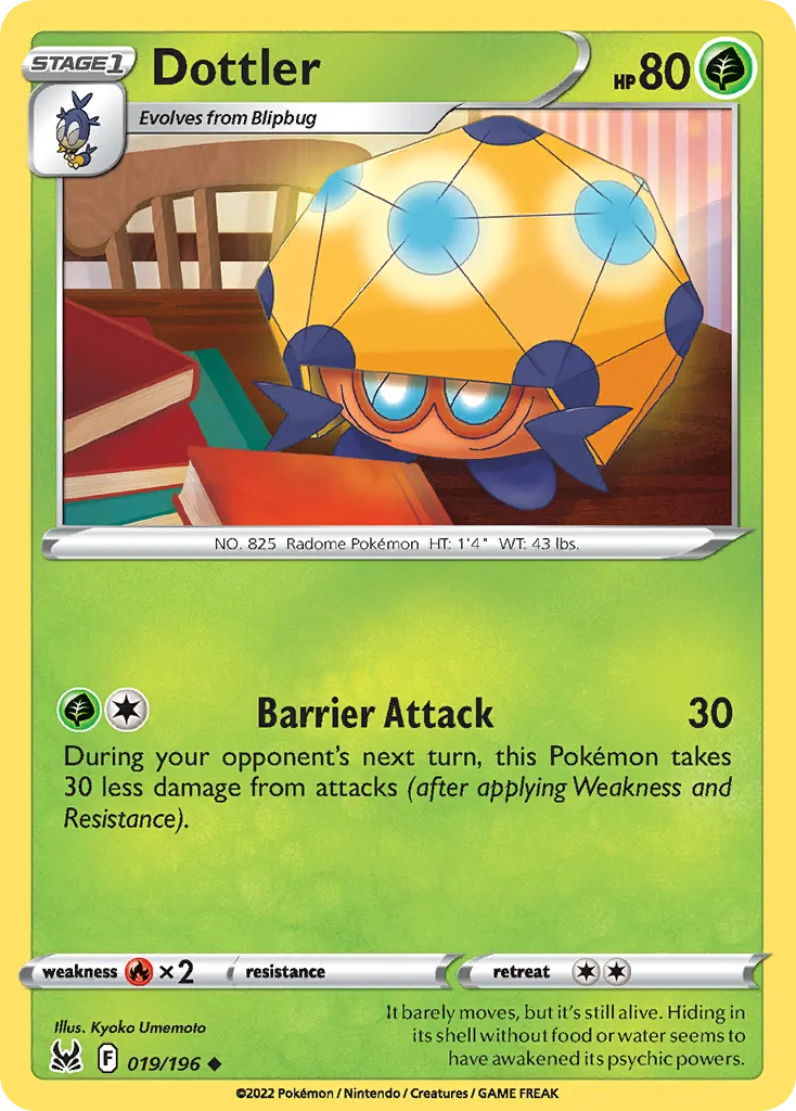 Dottler — Lost Origin 19 Pokémon card