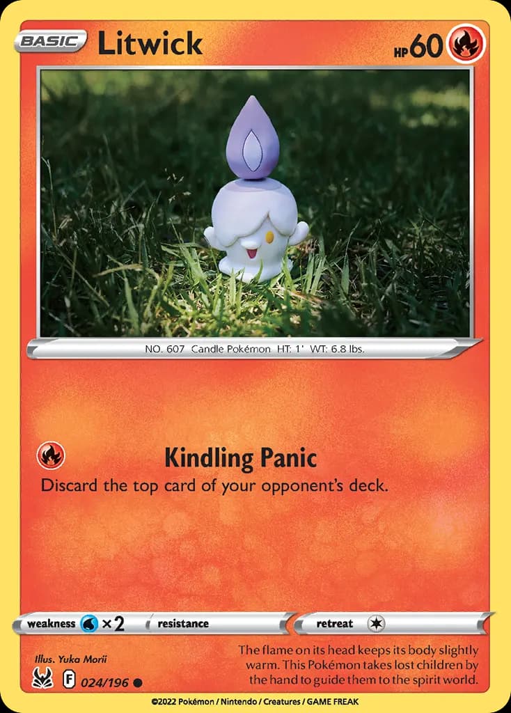 Litwick — Lost Origin 24 Pokémon card