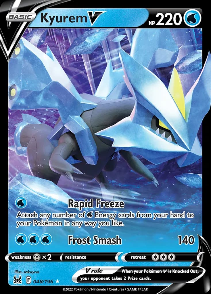 Kyurem V — Lost Origin 48 Pokémon card