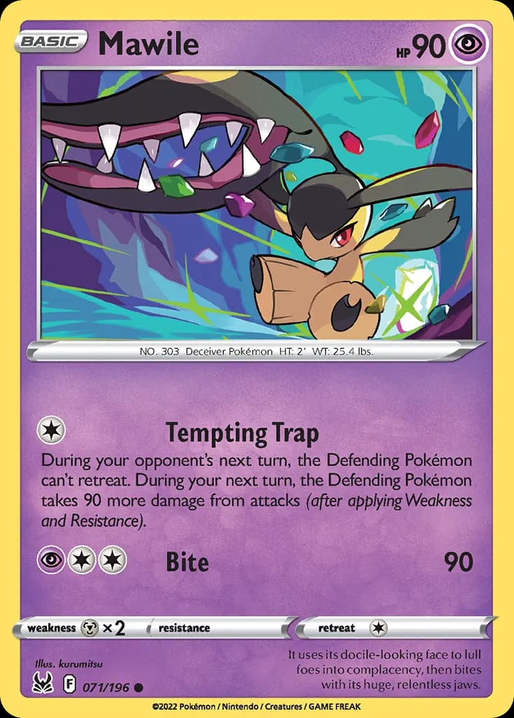 Mawile — Lost Origin 71 Pokémon card