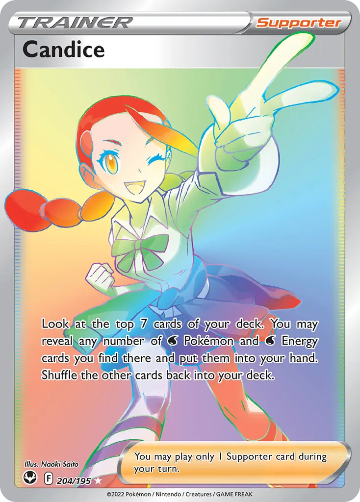 Candice — Silver Tempest 204 Pokémon card