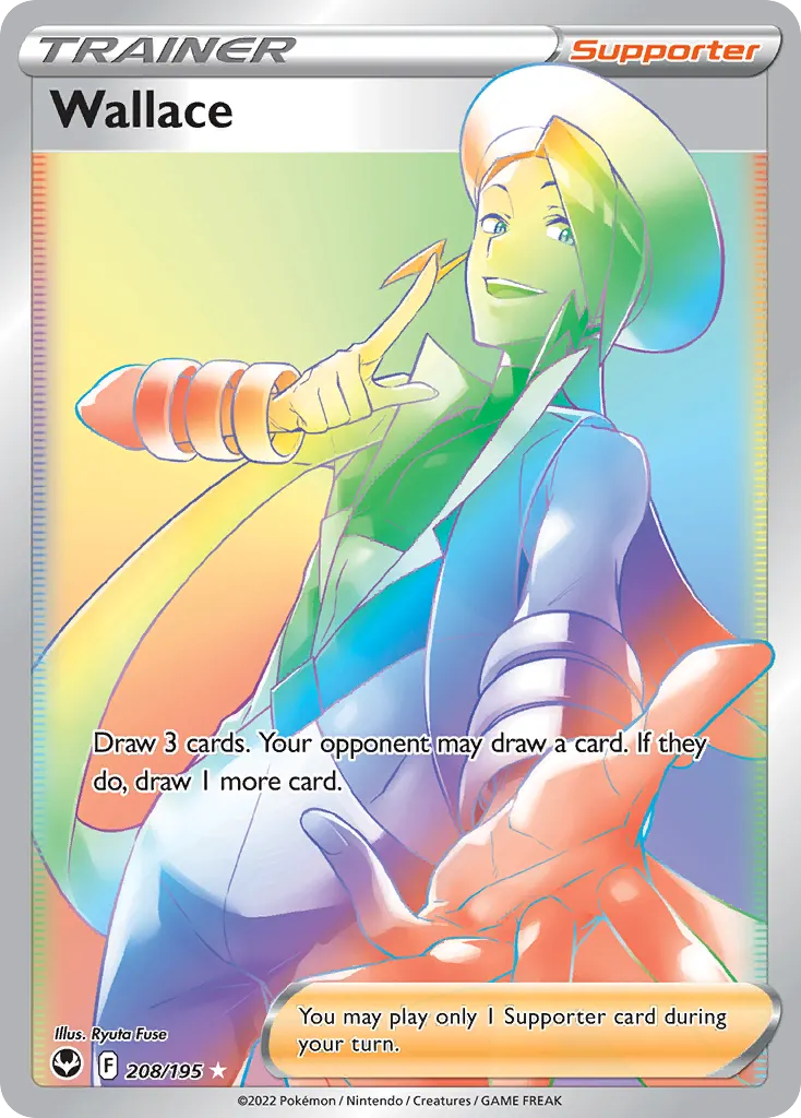 Wallace — Silver Tempest 208 Pokémon card