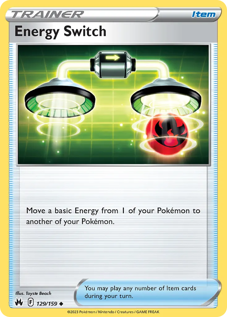 Energy Switch — Crown Zenith 129 Pokémon card