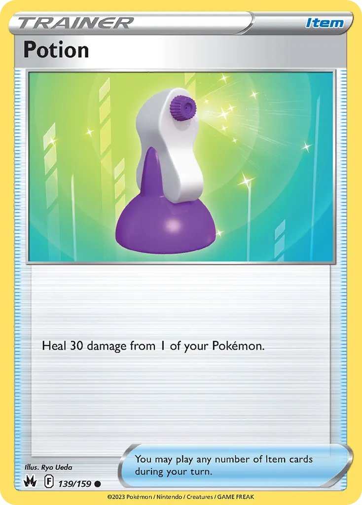 Potion — Crown Zenith 139 Pokémon card