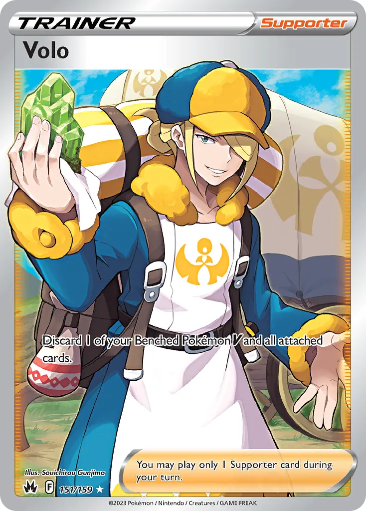 Volo — Crown Zenith 151 Pokémon card