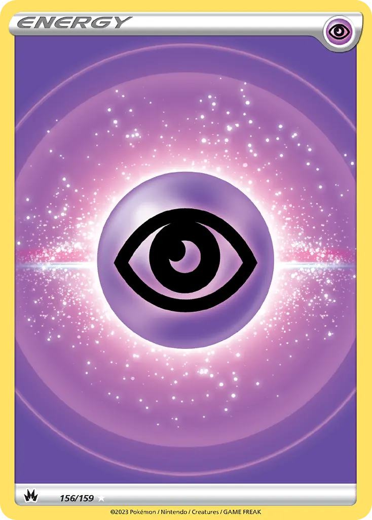 Psychic Energy — Crown Zenith 156 Pokémon card