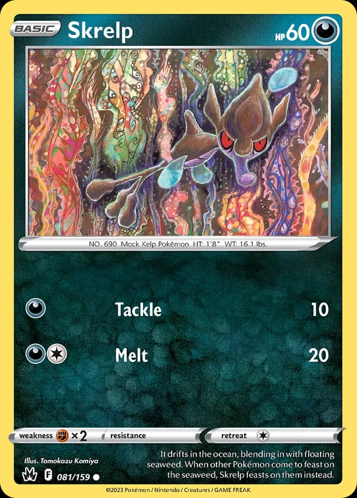 Skrelp — Crown Zenith 81 Pokémon card