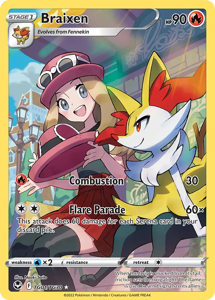 Rutena — Silberne Sturmwinde Trainer-Galerie TG01 German Pokémon card