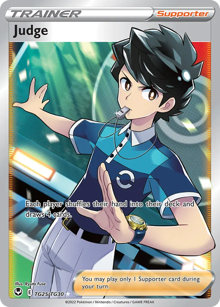 Juge — Tempête Argentée Galerie de Dresseurs TG25 French Pokémon card