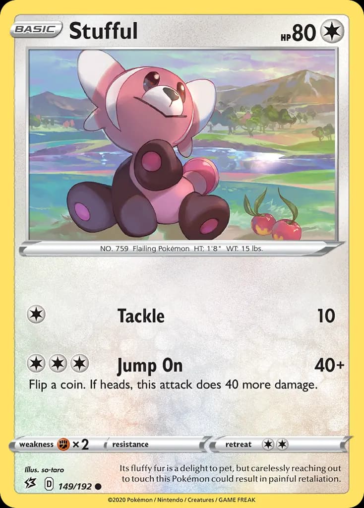 Stufful — Rebel Clash 149 Pokémon card