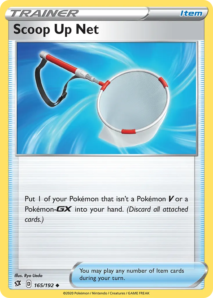 Scoop Up Net — Rebel Clash 165 Pokémon card