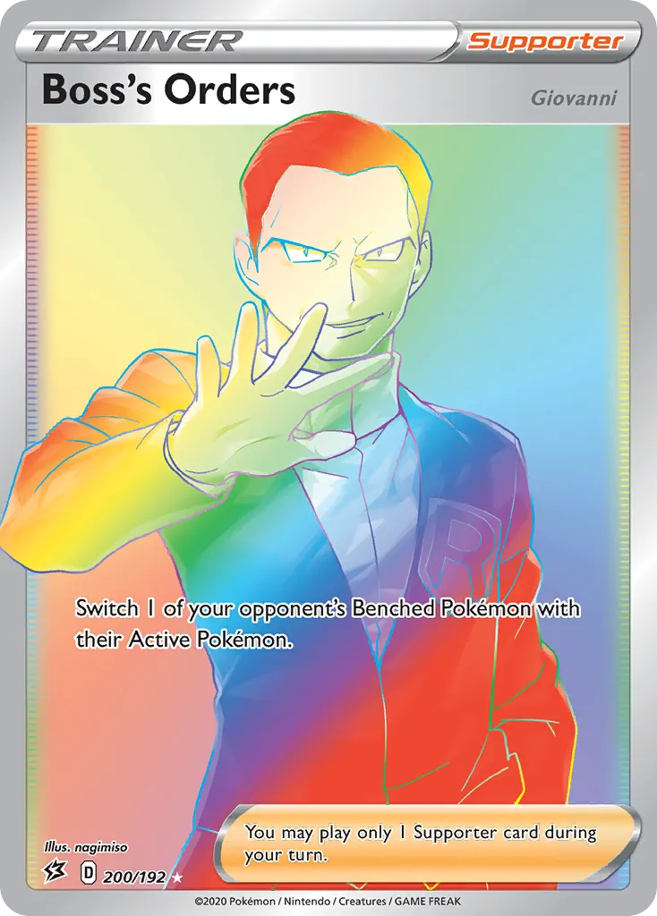 Boss's Orders — Rebel Clash 200 Pokémon card