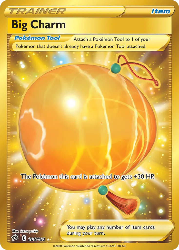 Big Charm — Rebel Clash 206 Pokémon card