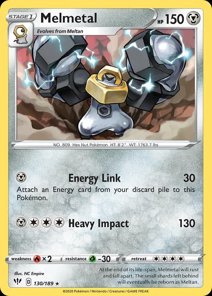 Melmetal — Darkness Ablaze 130 Pokémon card