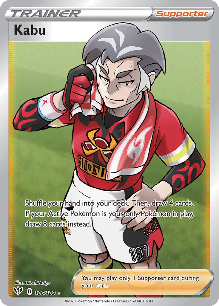 Kabu — Darkness Ablaze 186 Pokémon card